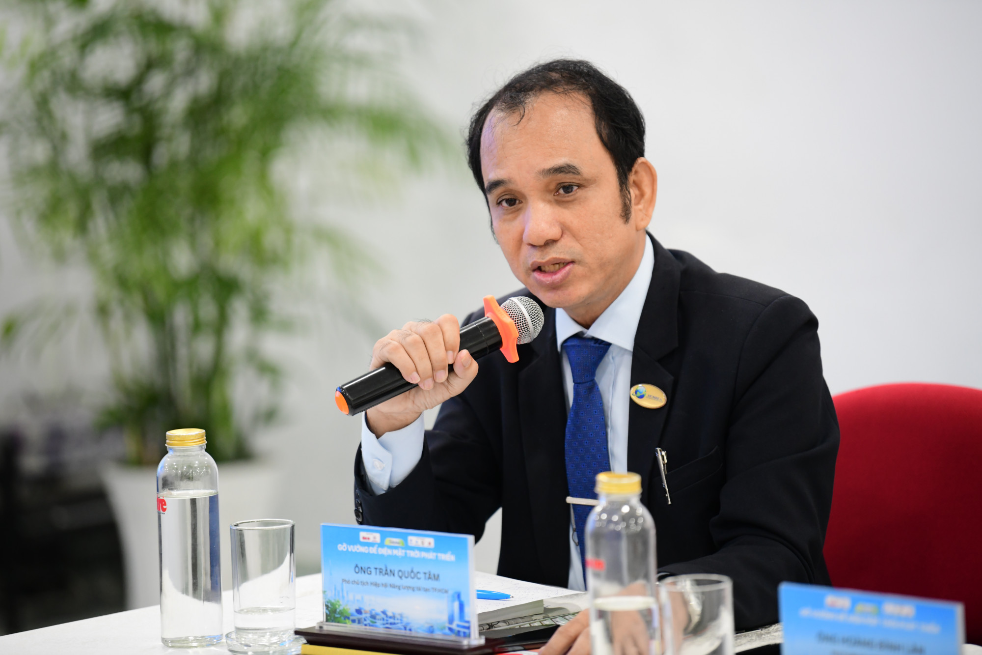 Ông Trần Quốc Tâm - Phó chủ tịch Hiệp hội Năng lượng tái tạo TPHCM